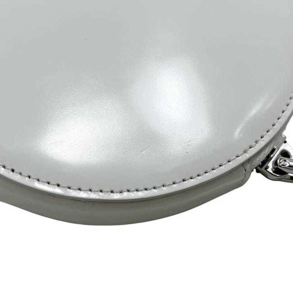 PRADA White Leather Pochette Shoulder Bag - Picture 9 of 11